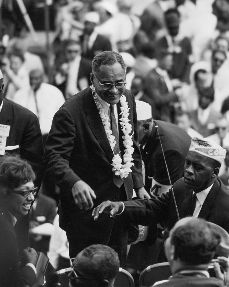 Civil Rights March on Washington-D.C. Dr. Ralph Bunche art print by Rowland Scherman for $57.95 CAD