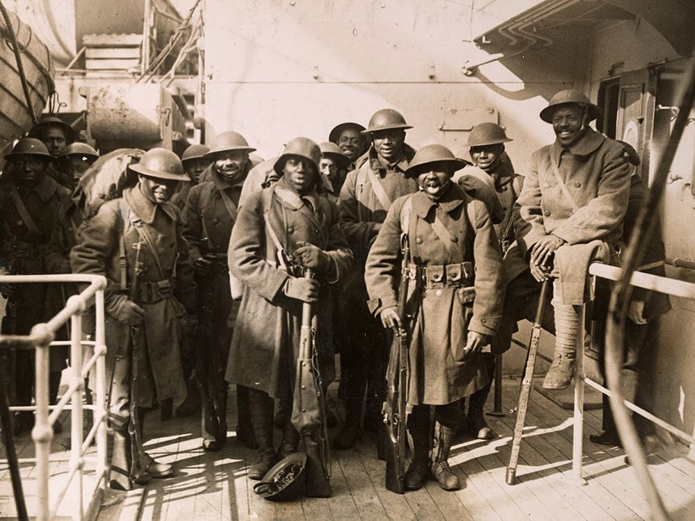 WWI Famous Colored Regiment Arrives Home on the France art print by U.S. Archives for $57.95 CAD
