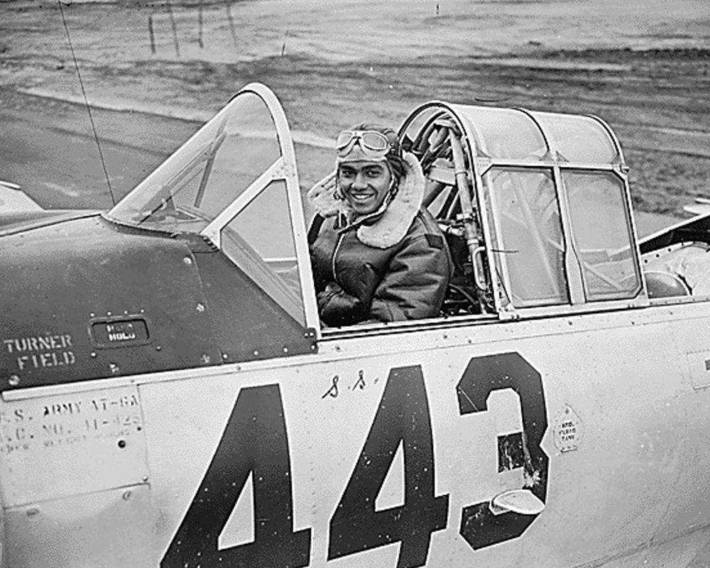 WWII 1st Lt. Lee Rayford 99th Fighter Squadron art print by U.S. Archives for $57.95 CAD