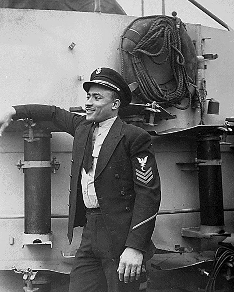 WWII His crew sank a German submarine. U.S.S. Otter art print by U.S. Archives for $57.95 CAD