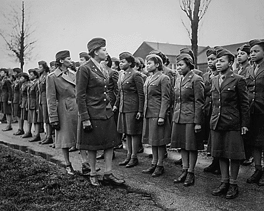 WWII Inspecting the Troops Somewhere in England art print by U.S. Archives for $57.95 CAD
