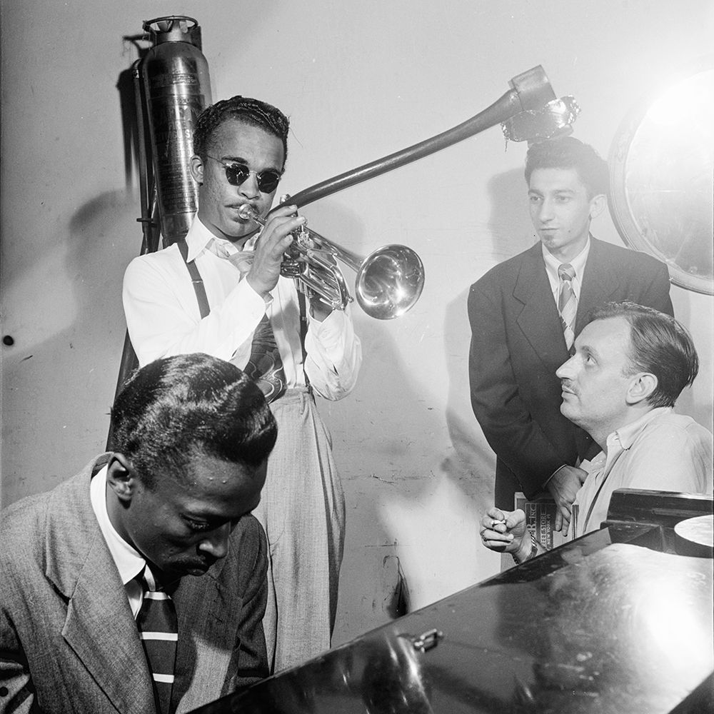 Howard McGhee-Brick Fleagle and Miles Davis-1947 art print by William Gottlieb for $57.95 CAD