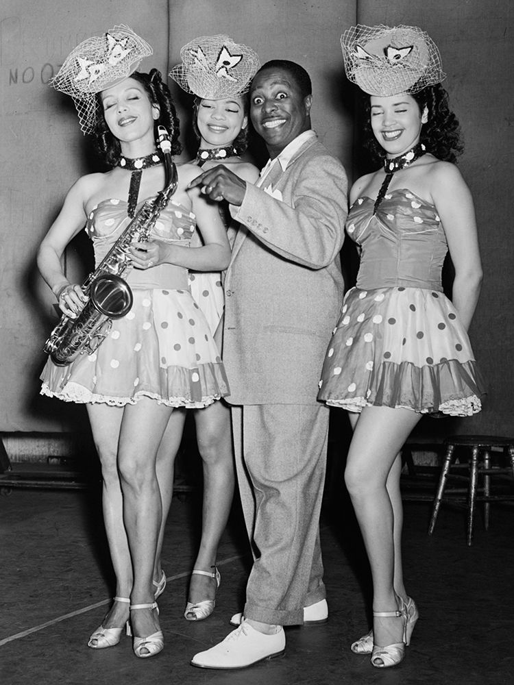Louis Jordan-Paramount Theater-New York 1946 art print by William Gottlieb for $57.95 CAD