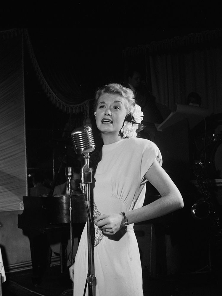 June Christy-Club Troubadour-New York 1947 art print by William Gottlieb for $57.95 CAD