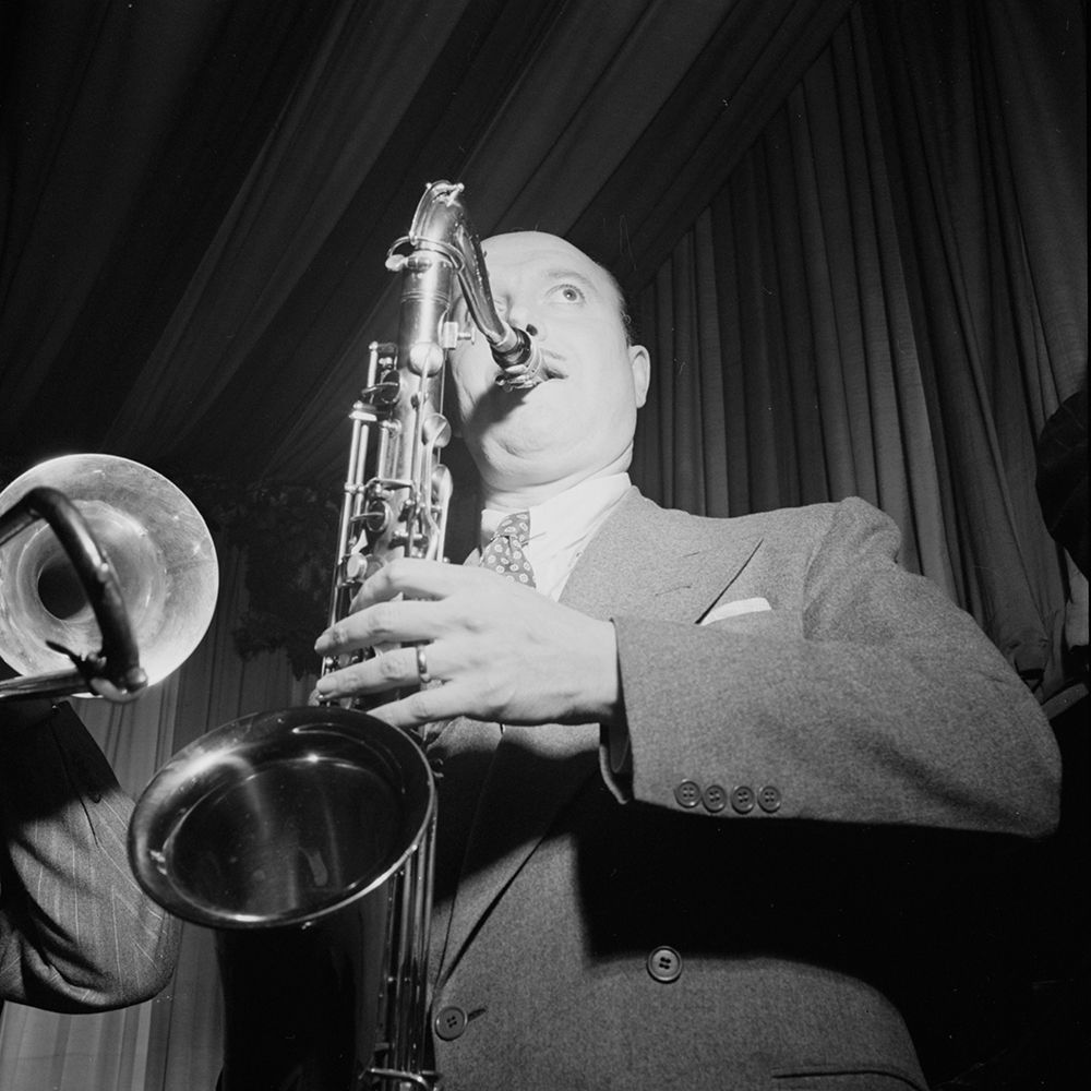 Bud Freeman-Eddie Condons-New York 1947 art print by William Gottlieb for $57.95 CAD