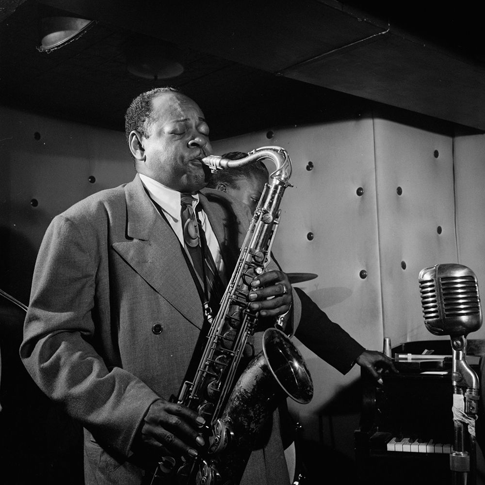 Coleman Hawkins Three Deuces-New York 1947 art print by William Gottlieb for $57.95 CAD