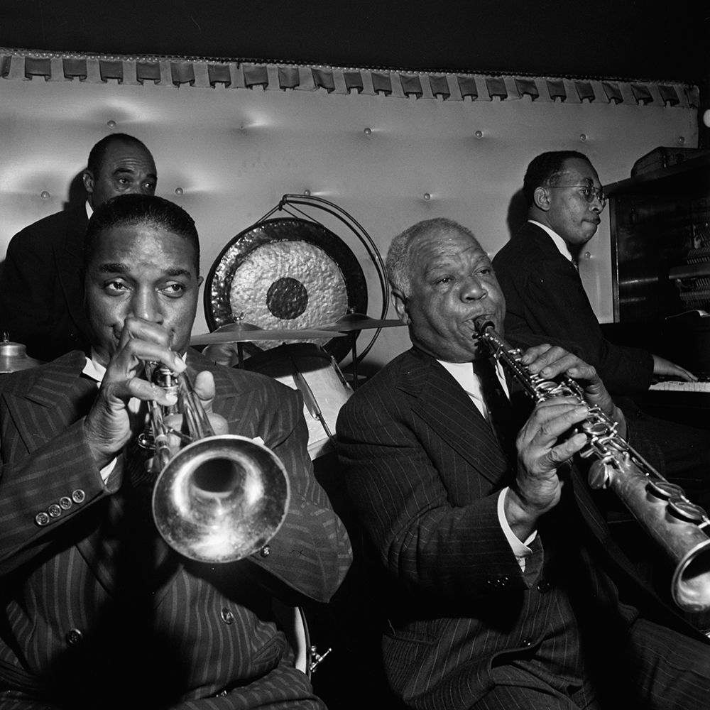 Freddie Moore-Hot Lips Page-Sidney Bechet New York 1947 art print by William Gottlieb for $57.95 CAD