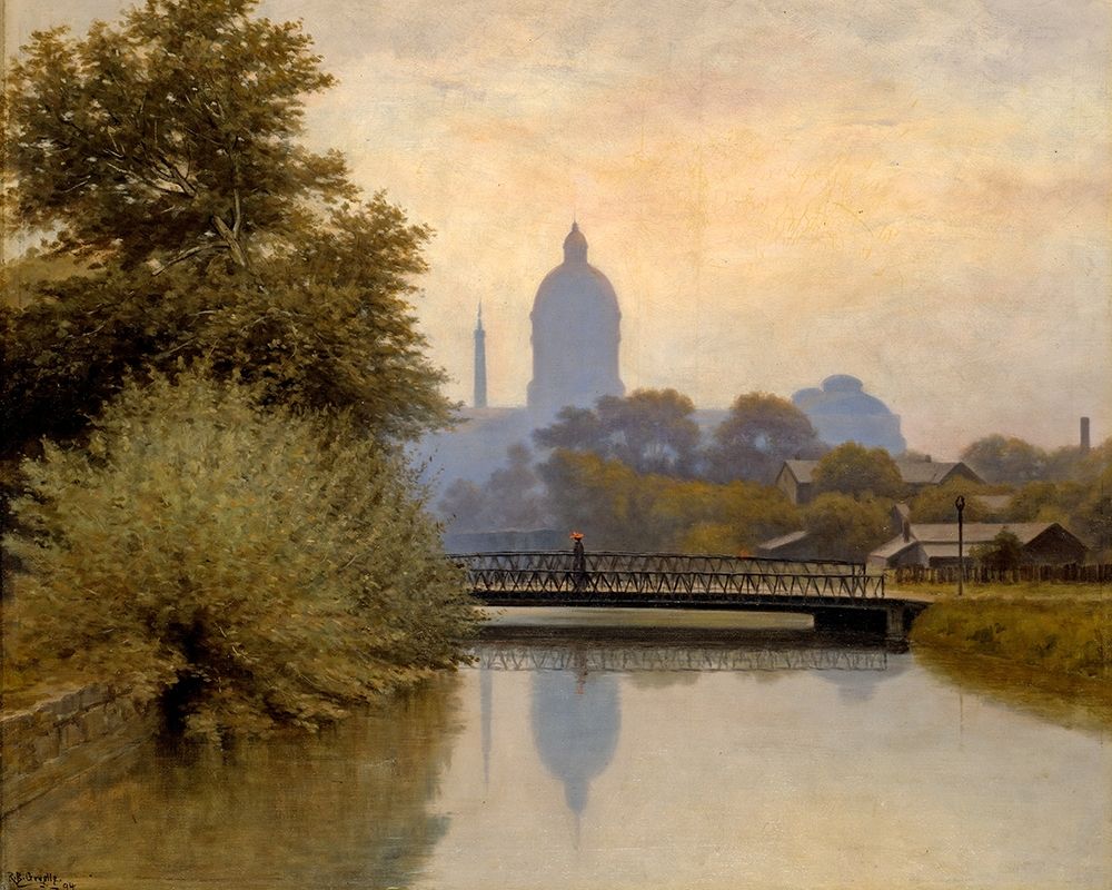 The Canal Morning Effect art print by Richard Buckner Gruelle for $57.95 CAD
