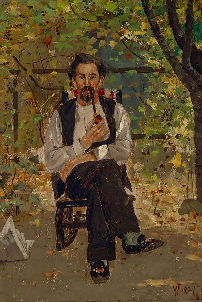 Uncle Con (Conley Highland) art print by William J. Forsyth for $57.95 CAD