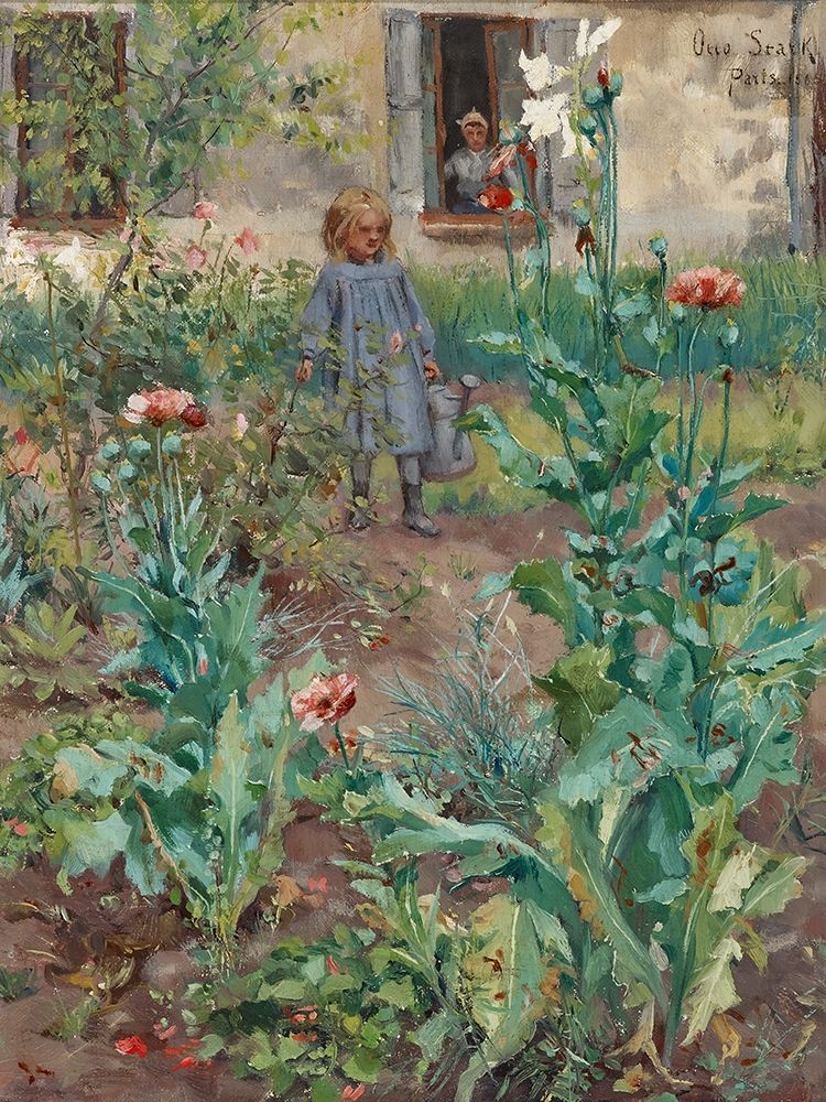Garden in Paris art print by Otto Stark for $57.95 CAD