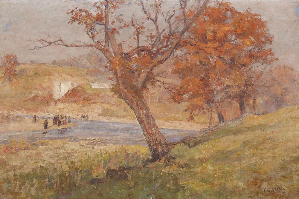 Landscape art print by Theodore Clement Steele for $57.95 CAD