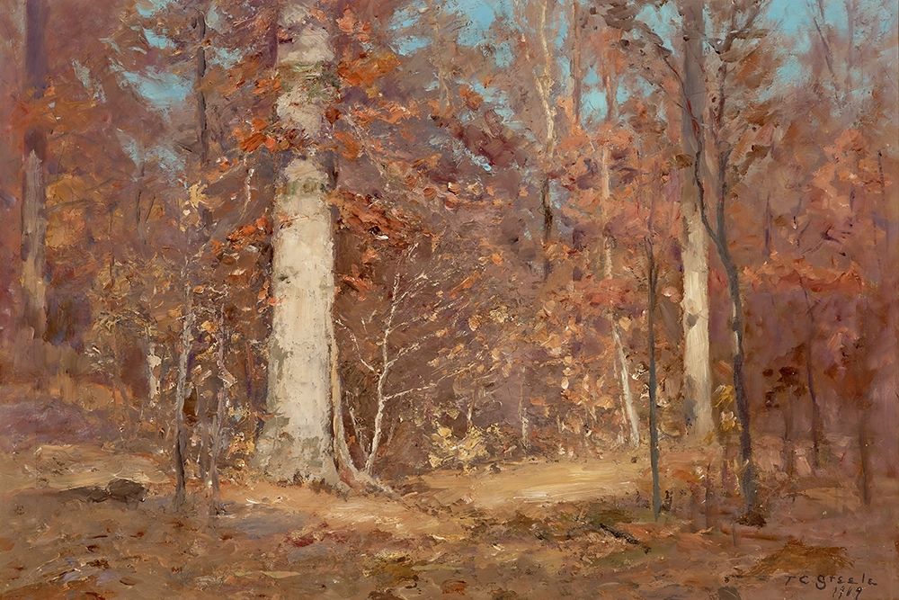 Landscape art print by Theodore Clement Steele for $57.95 CAD