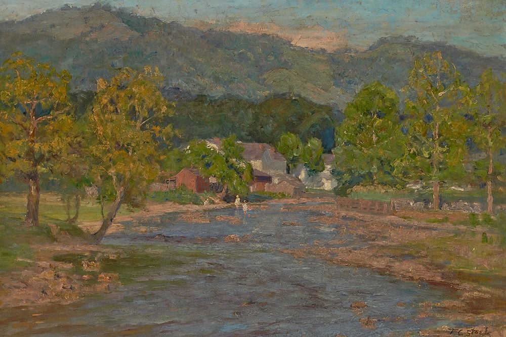 Landscape art print by Theodore Clement Steele for $57.95 CAD