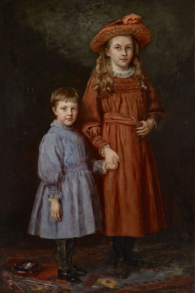 The Pierce Children art print by Theodore Clement Steele for $57.95 CAD