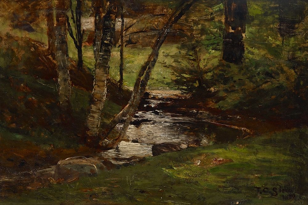 Landscape (Lauras Nook) art print by Theodore Clement Steele for $57.95 CAD
