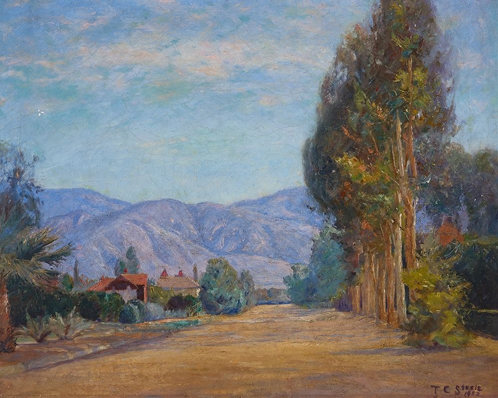 Hills Near Redlands-California art print by Theodore Clement Steele for $57.95 CAD
