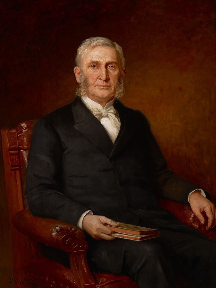 Portrait of Reverend Nathaniel A. Hyde art print by Theodore Clement Steele for $57.95 CAD