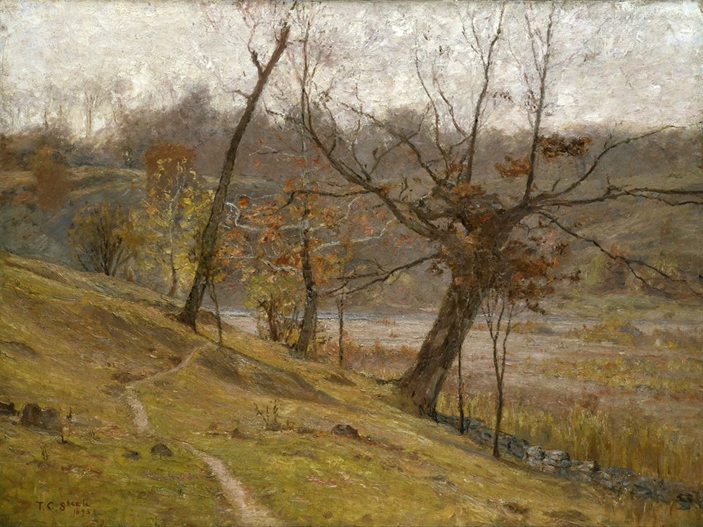 The Bloom of the Grape art print by Theodore Clement Steele for $57.95 CAD