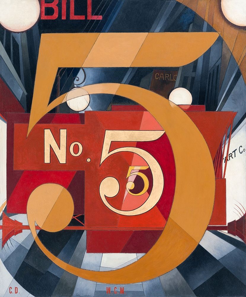 I Saw the Figure 5 in Gold art print by Charles Demuth for $57.95 CAD