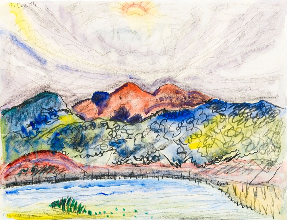 Early Landscape art print by Charles Demuth for $57.95 CAD