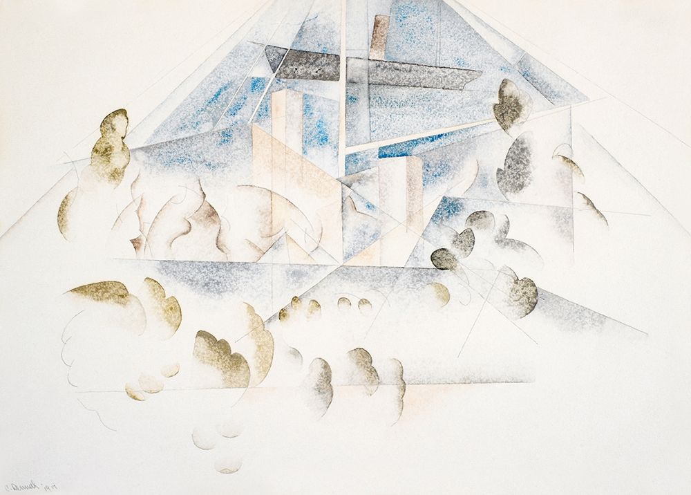 Bermuda-Masts and Foliage art print by Charles Demuth for $57.95 CAD