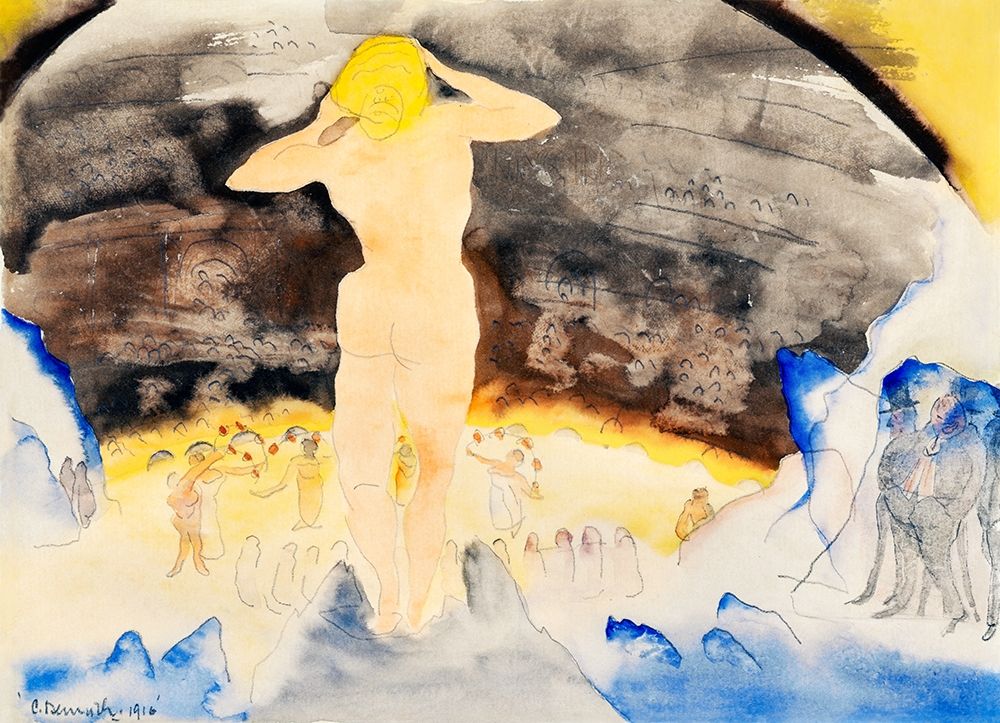 Count Muffats First View of Nana at the Theatre art print by Charles Demuth for $57.95 CAD