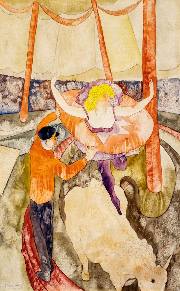 Equestrienne and Assistant art print by Charles Demuth for $57.95 CAD