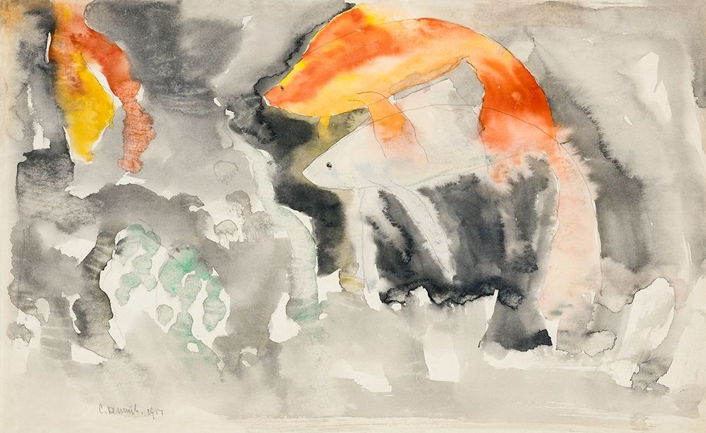 Fish Series-No. 5 art print by Charles Demuth for $57.95 CAD