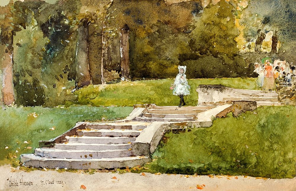 Saint-Cloud art print by Childe Hassam for $57.95 CAD