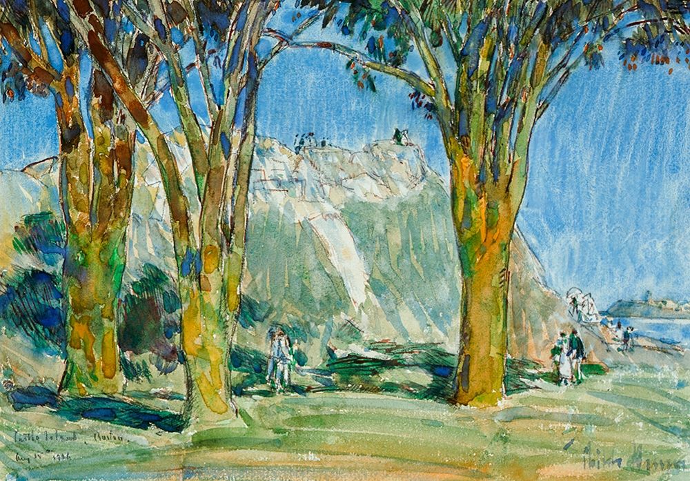 Castle Island-Boston Harbor art print by Childe Hassam for $57.95 CAD