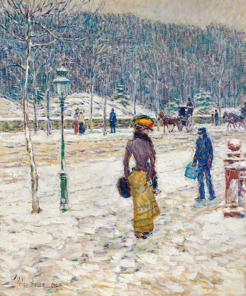 New York Street art print by Childe Hassam for $57.95 CAD