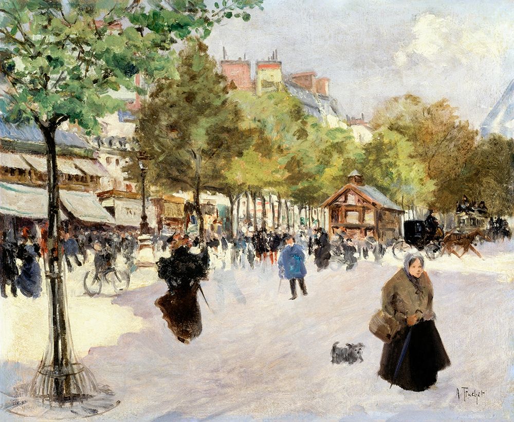 Boulevard de Clichy art print by Louis Abel-Truchet for $57.95 CAD