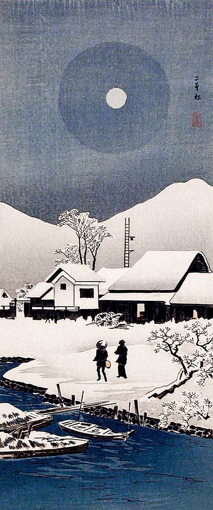 Snow at Nipponmatsu art print by Hiroaki Takahashi for $57.95 CAD