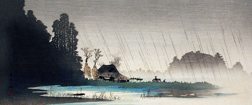 Rain at Igusa art print by Hiroaki Takahashi for $57.95 CAD