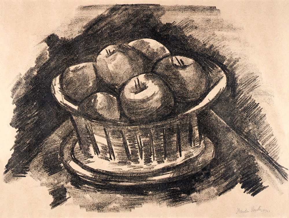 Apples in Basket art print by Marsden Hartley for $57.95 CAD