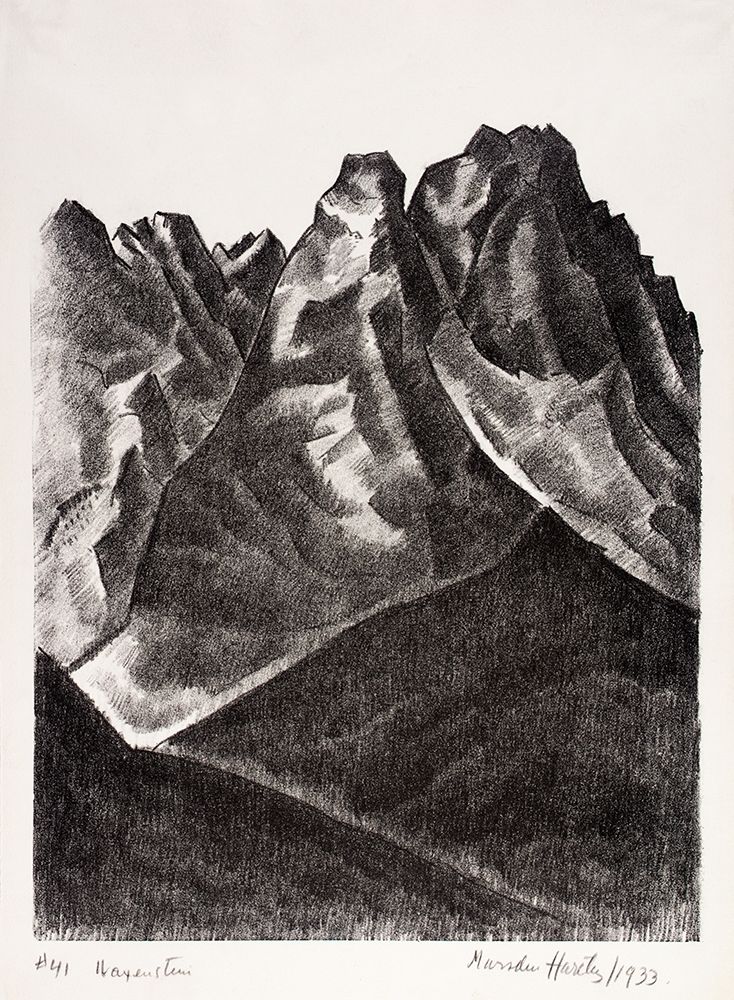 Waxenstein art print by Marsden Hartley for $57.95 CAD