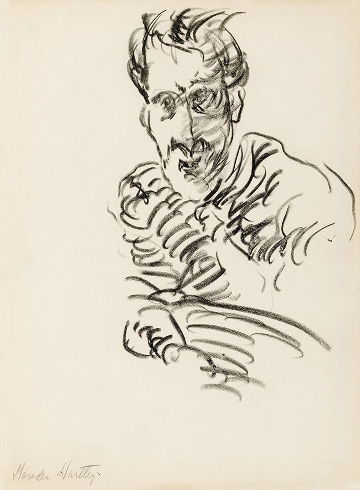Self-Portrait art print by Marsden Hartley for $57.95 CAD