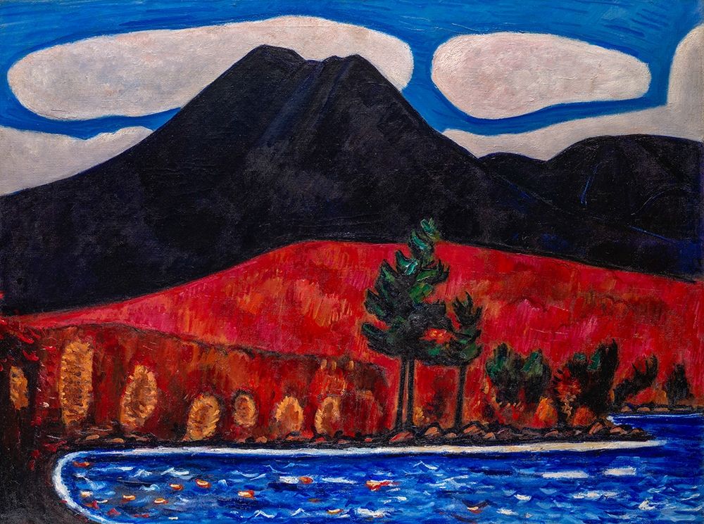 Mt Katahdin-Maine-Autumn art print by Marsden Hartley for $57.95 CAD
