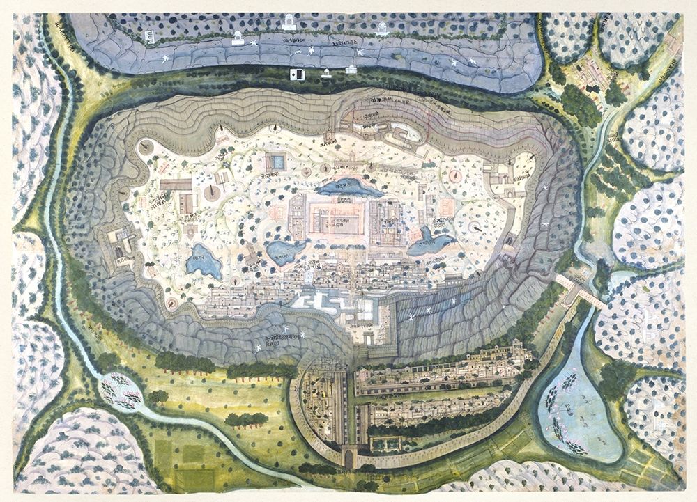 Fortified City of Ranthambhor art print by Generation of Bagta for $57.95 CAD