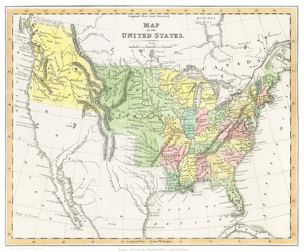 A Moral and Political Sketch of the United States of North America 1833 art print by Charles Louis Napoleon Achille Murat for $57.95 CAD