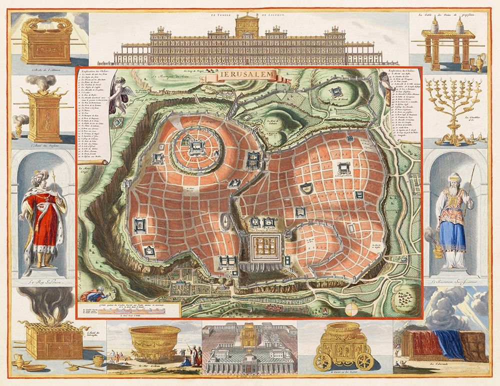 View of Jerusalems Temple Mount from the East art print by The Rijksmuseum for $57.95 CAD