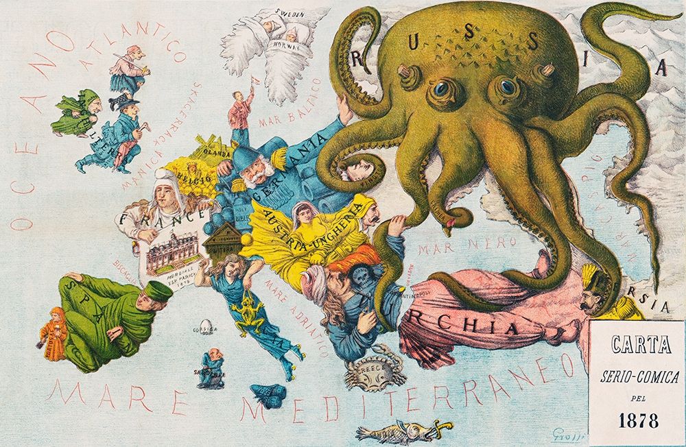 Papagallo no15 the Russian Octopus Year VI art print by Augusto Grossi for $57.95 CAD