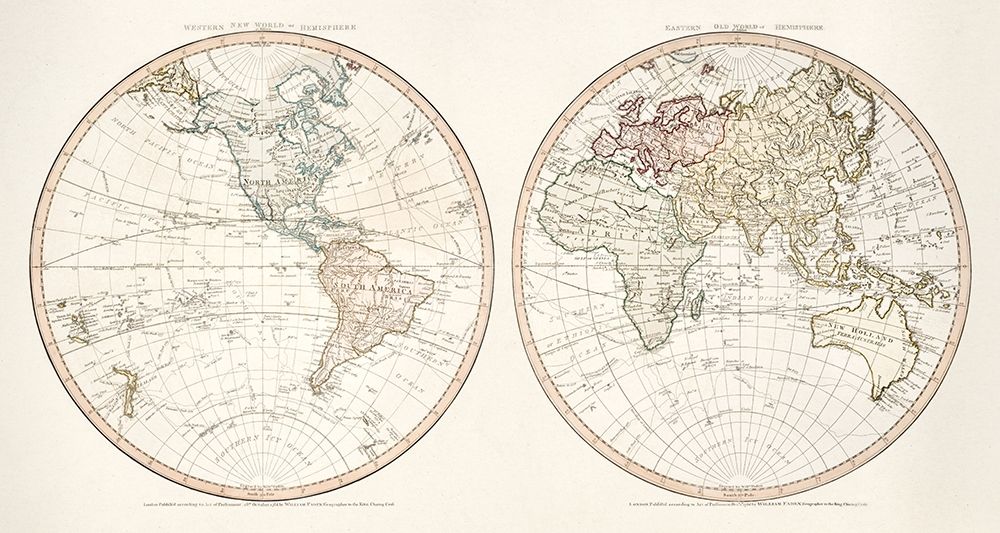 New World 1786 art print by William Faden for $57.95 CAD