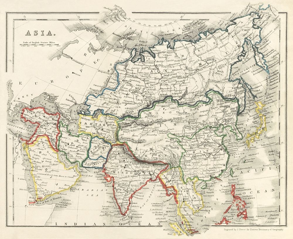 Beetons Dictionary of Geography-A universal gazetteer art print by Samuel Orchart Beeton for $57.95 CAD