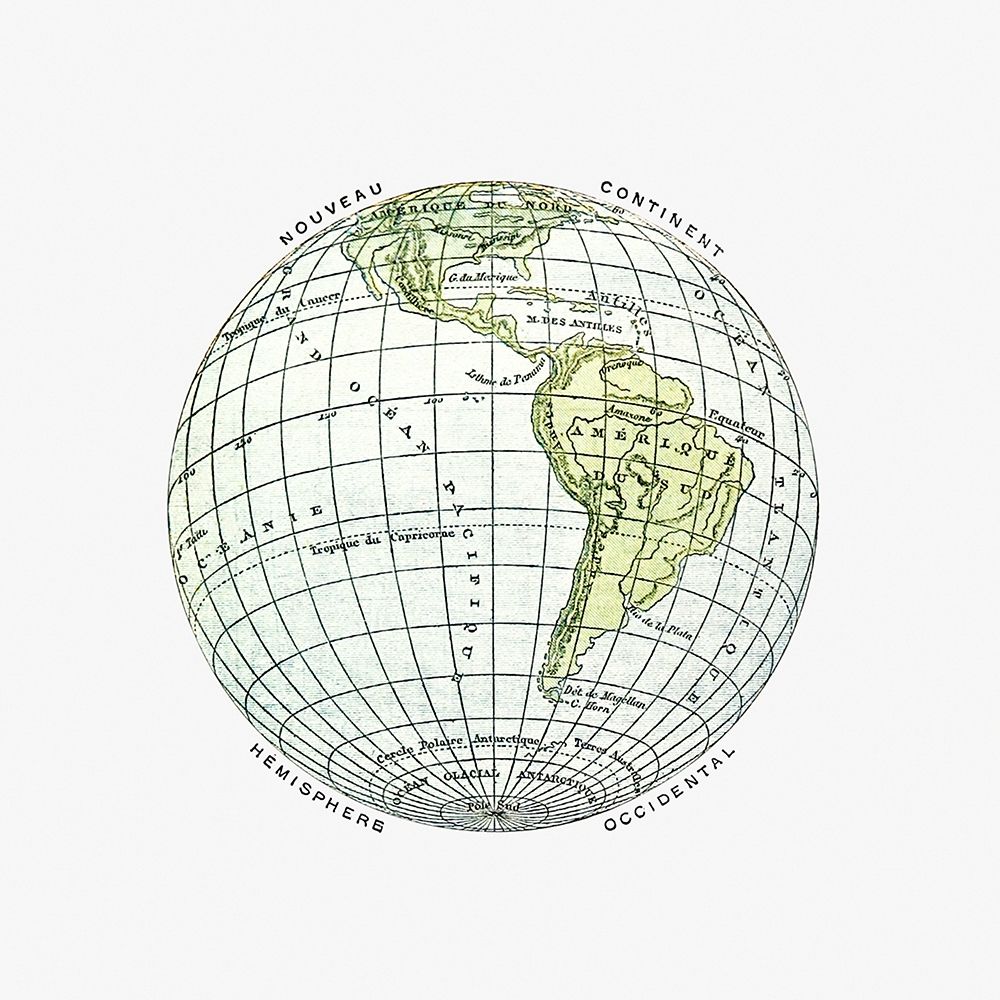 World atlas from The Practical Teaching of Geography 1878 art print by British Library for $57.95 CAD