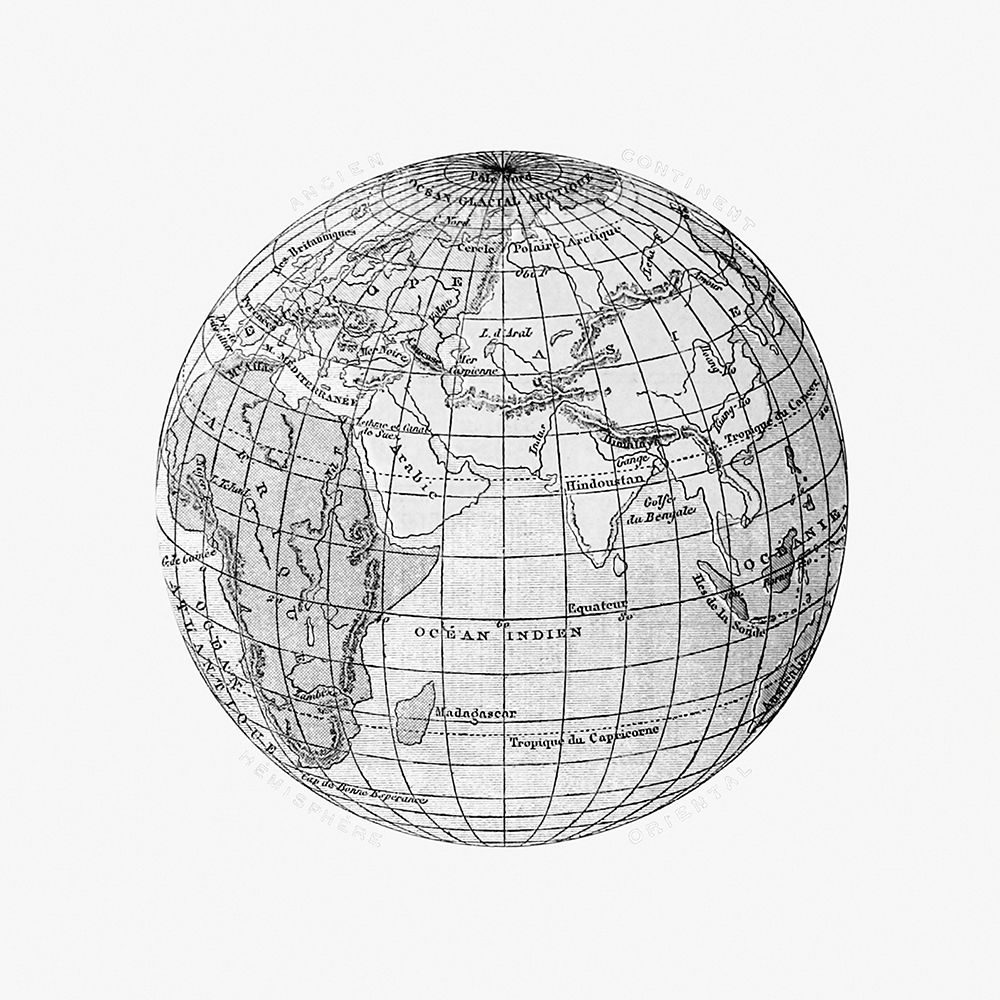 World atlas from The Practical Teaching of Geography 1878 art print by British Library for $57.95 CAD