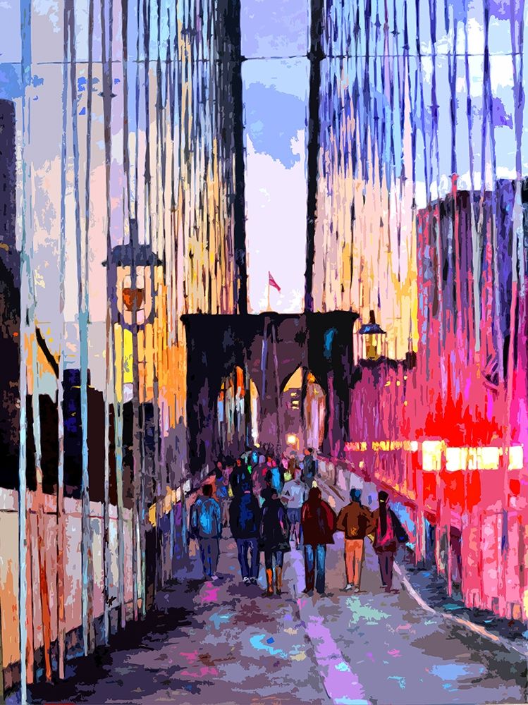 Brooklyn Nights art print by Sarah Ghanooni for $57.95 CAD