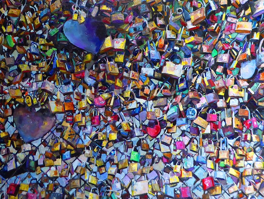 Love Locks art print by Sarah Ghanooni for $57.95 CAD