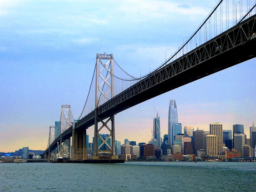 San Francisco Skyline art print by Sarah Ghanooni for $57.95 CAD