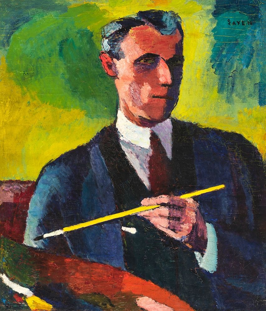 Self-Portrait art print by Henry Lyman Sayen for $57.95 CAD